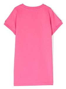 Moschino Kids Teddy Bear printed dress - Roze