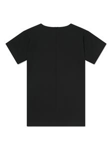 Moschino Kids necklace-print T-shirt dress - Zwart