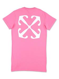 Off-White Kids Arrows-print T-shirt dress - Roze