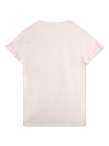 Billieblush slogan-print T-shirt dress - Roze