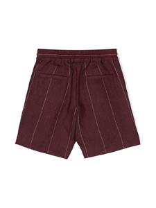 Brunello Cucinelli Kids Linnen shorts - Rood