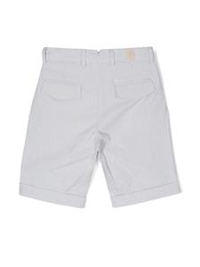 Eleventy Kids check-pattern shorts - Grijs