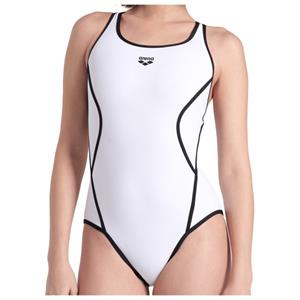 Arena  Women's Pro File Swimsuit V Back - Badpak, wit