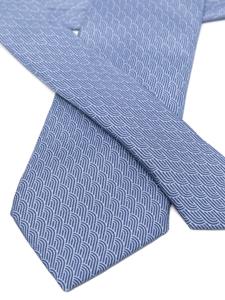 Corneliani Zijden stropdas - Blauw