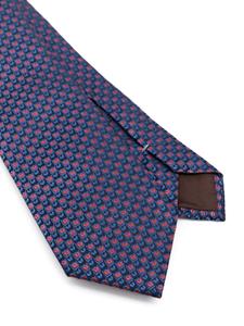 Canali Zijden stropdas - Blauw