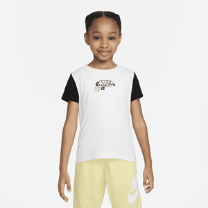 Nike 'Your Move' T-shirt met graphic voor kleuters - Wit
