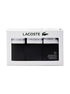 Lacoste logo-waistband briefs (pack of three) - Zwart