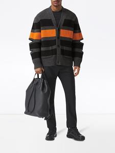 Burberry Gestreept vest - Grijs