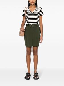 LIU JO belted mini skirt - Groen