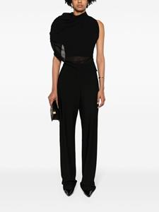 Jacquemus Chiffon blouse - Zwart