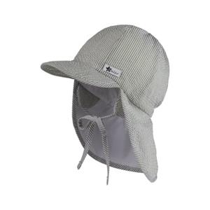 Sterntaler Peaked cap met nekbescherming seersucker lichtgroen