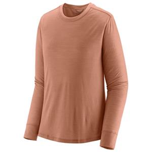 Patagonia  Women's L/S Cap Cool Merino Shirt - Merinoshirt, bruin/roze