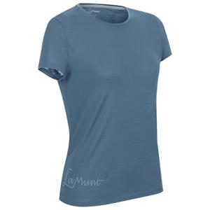 LaMunt  Women's Alexandra Logo Tee - Sportshirt, blauw