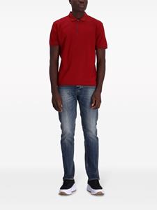 Emporio Armani Poloshirt met rits - Rood