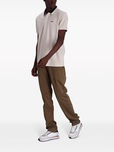 BOSS Poloshirt met logoprint - Beige