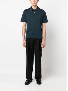 Ferragamo cotton short-sleeve polo shirt - Blauw