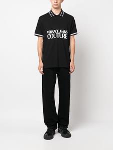 Versace Jeans Couture Poloshirt met logoprint - Zwart
