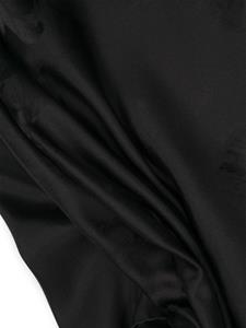 Alexander McQueen Zijden sjaal met jacquard patroon - Zwart