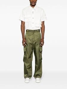 Prada wide-leg cargo trousers - Groen