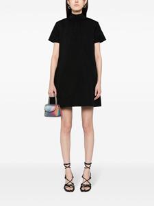 STAUD Ilana mini-jurk met strikdetail - Zwart