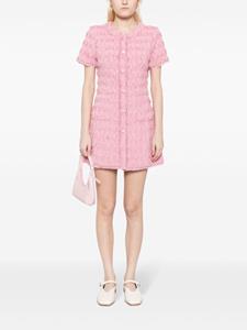 B+ab buttoned tweed minidress - Roze