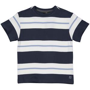 LEVV Jongens t-shirt - Kayden - AOP blauw gestreept