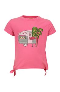 Someone Meisjes t-shirt - Imani-SG-02-C - Fluo roze