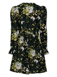 Batsheva x Laura Ashley Prairie mini-jurk met bloemenprint - Zwart