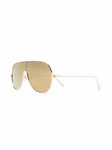 Cartier Eyewear Zonnebril met piloten montuur - Goud