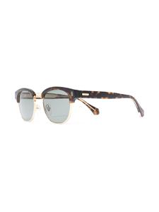 Cartier Eyewear Zonnebril met schildpadschild design - Bruin