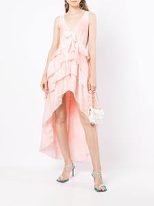 LoveShackFancy Midi-jurk met lange achterkant - Roze
