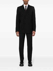 Lardini straight-leg tailored trousers - Zwart