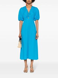 DVF Diane von Furstenberg Majorie midi dress - Blauw