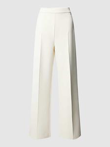 Calvin Klein Womenswear Wide fit broek met vaste bandplooien