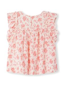 Bonpoint Celene katoenen shirt met bloemenprint - Beige