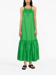 Asceno Midi-jurk met halternek - Groen