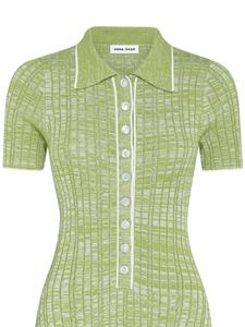 Anna Quan Penelope jersey jurk - Groen
