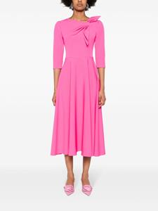 NISSA Midi-jurk verfraaid met strik - Roze