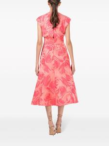 Silvia Tcherassi Midi-jurk met abstracte print - Roze