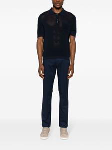 Michael Kors mid-rise straight-leg chinos - Blauw