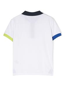 North Sails Kids logo-patch piqué polo shirt - Wit