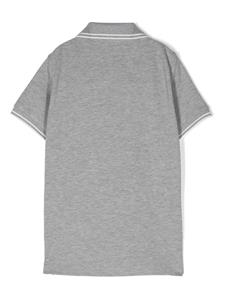 Stone Island Junior logo-patch cotton T-shirt - Grijs