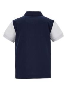 Moschino Kids logo-print polo shirt - Blauw