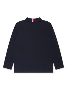 Tommy Hilfiger stripe-detail cotton polo shirt - Blauw