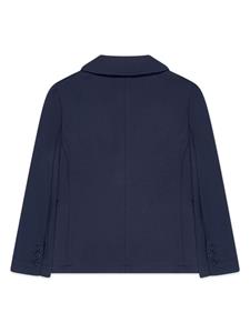 TRUSSARDI JUNIOR jersey-texture blazer - Blauw