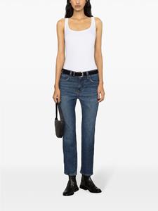 Lauren Ralph Lauren slim-leg cotton cropped jeans - Blauw