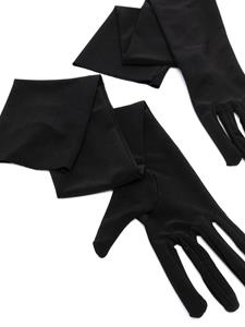 Norma Kamali Lange handschoenen - Zwart