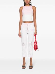 DONDUP dsitressed cropped jeans - Roze
