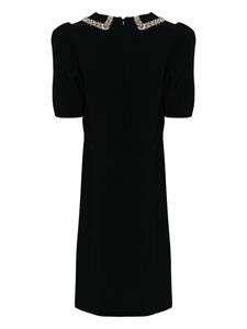 Dice Kayek Mini-jurk verfraaid met kristallen - Zwart