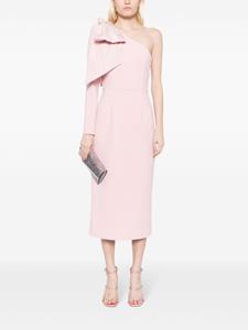 Rebecca Vallance Annabelle one-shoulder midi dress - Roze